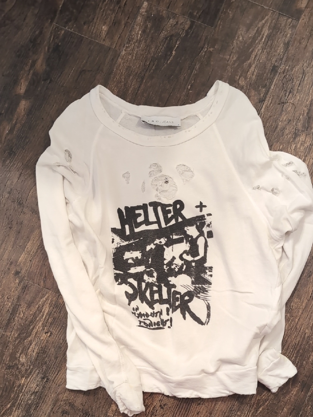 IRO Helter skelter destroyed crewneck